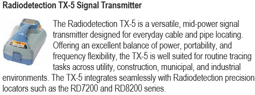 Radiodetection TX-5 Signal Transmitter